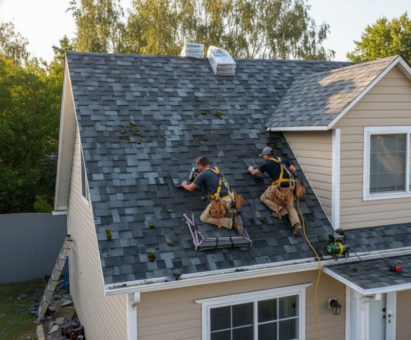 Local Roof Eave Repair pros at work