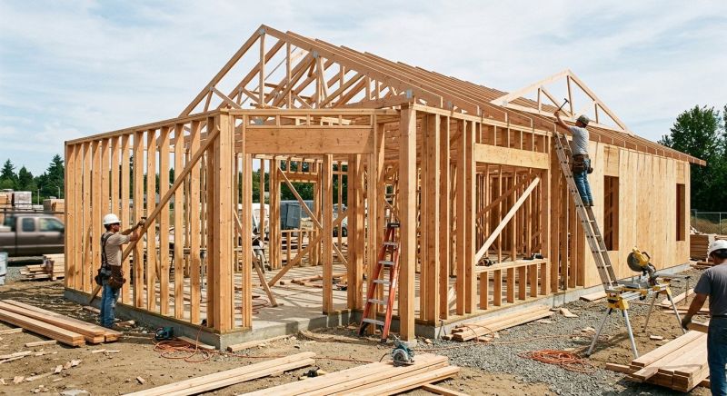 Shop Framing in Kansas City, KS