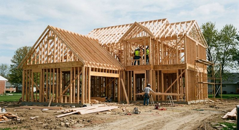 Home Addition Framing in Conroe, TX