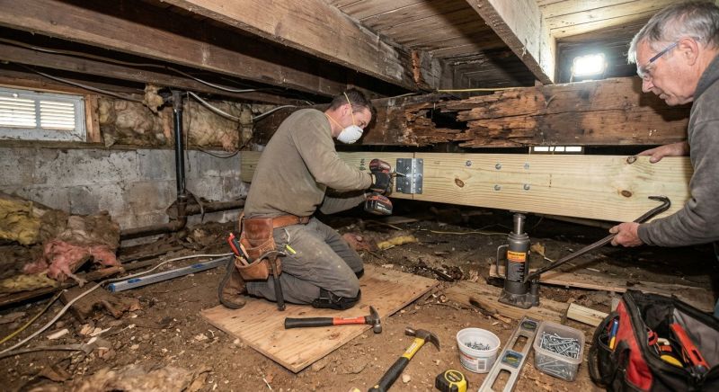House Beam Replacement in Wilmington, NC