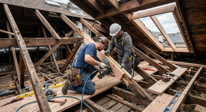 Roof Framing Repair in Wilmington, NC